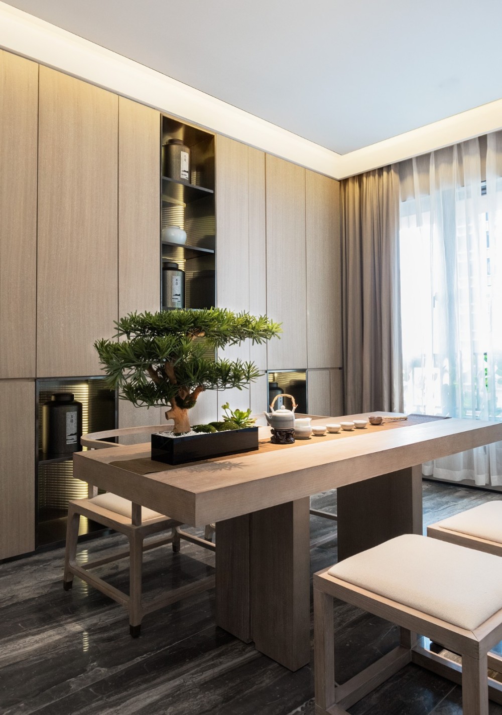 现代简约风格室内设计家装案例-茶室 现代简约风格室内设计家装案例-茶室