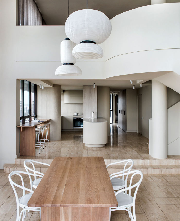 装修案例北欧风格复式装修效果图-餐厅 装修案例北欧风格复式装修效果图-餐厅