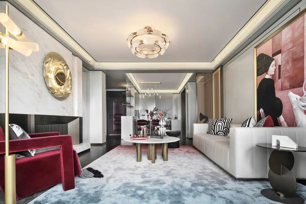 现代欧式风格室内设计家装案例-客厅 现代欧式风格室内设计家装案例-客厅