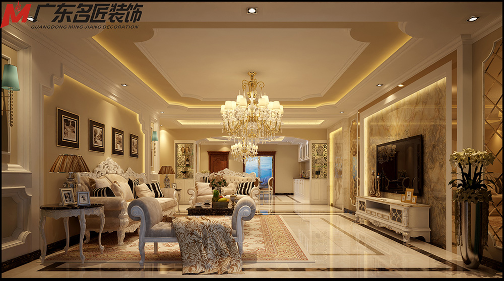 装修公司欧式风格室内装修效果图-客厅 装修公司欧式风格室内装修效果图-客厅