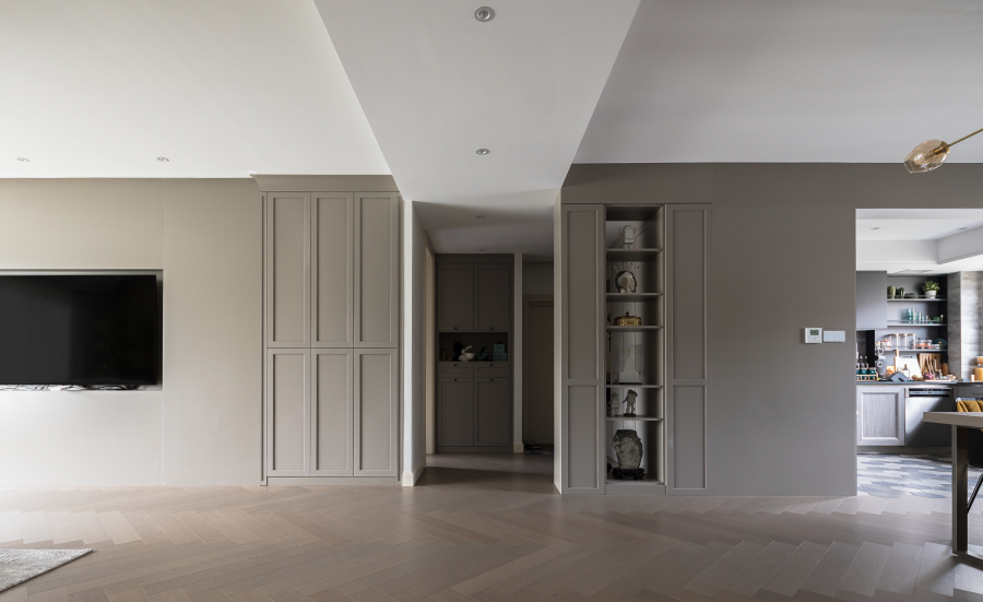 摩登复古风格室内家装案例效果图-走廊过道 摩登复古风格室内家装案例效果图-走廊过道