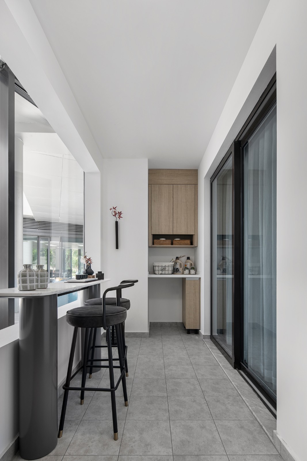 简欧轻奢风格家装设计室内装修效果图-阳台 简欧轻奢风格家装设计室内装修效果图-阳台