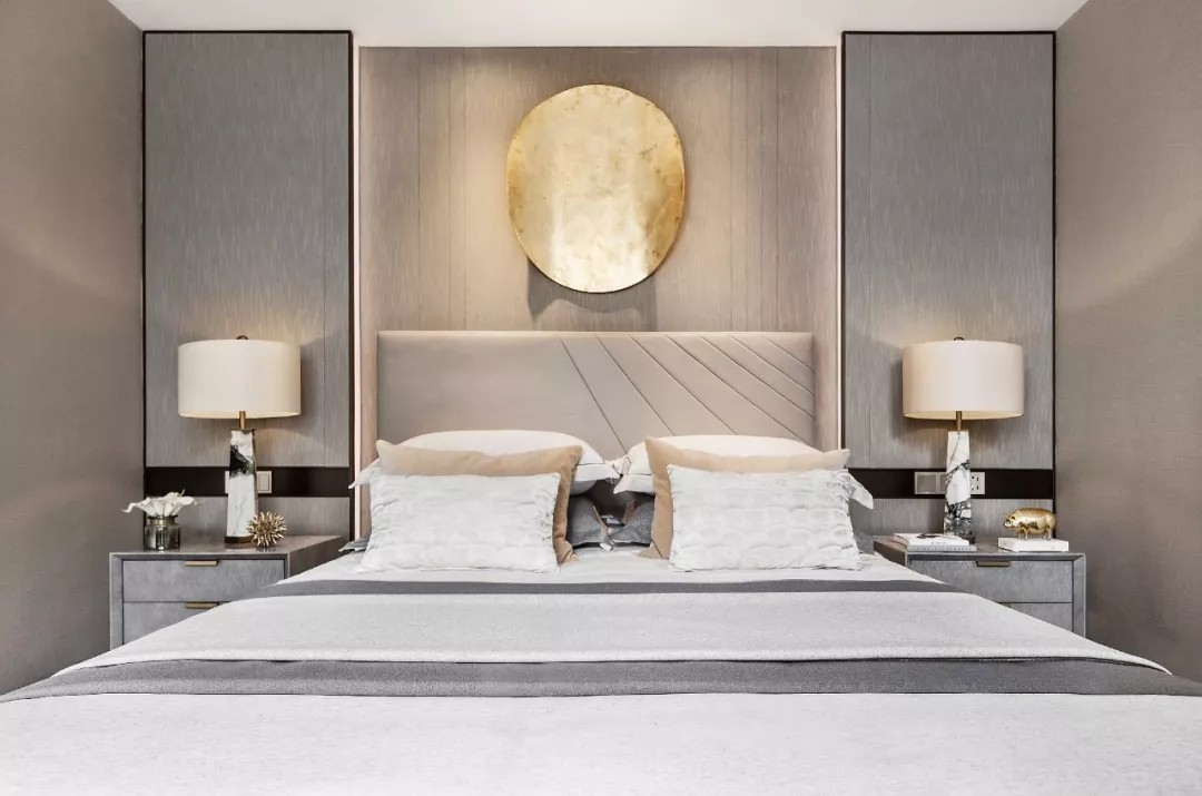 佛山装修公司现代简奢风格别墅装修效果图-卧室 佛山装修公司现代简奢风格别墅装修效果图-卧室