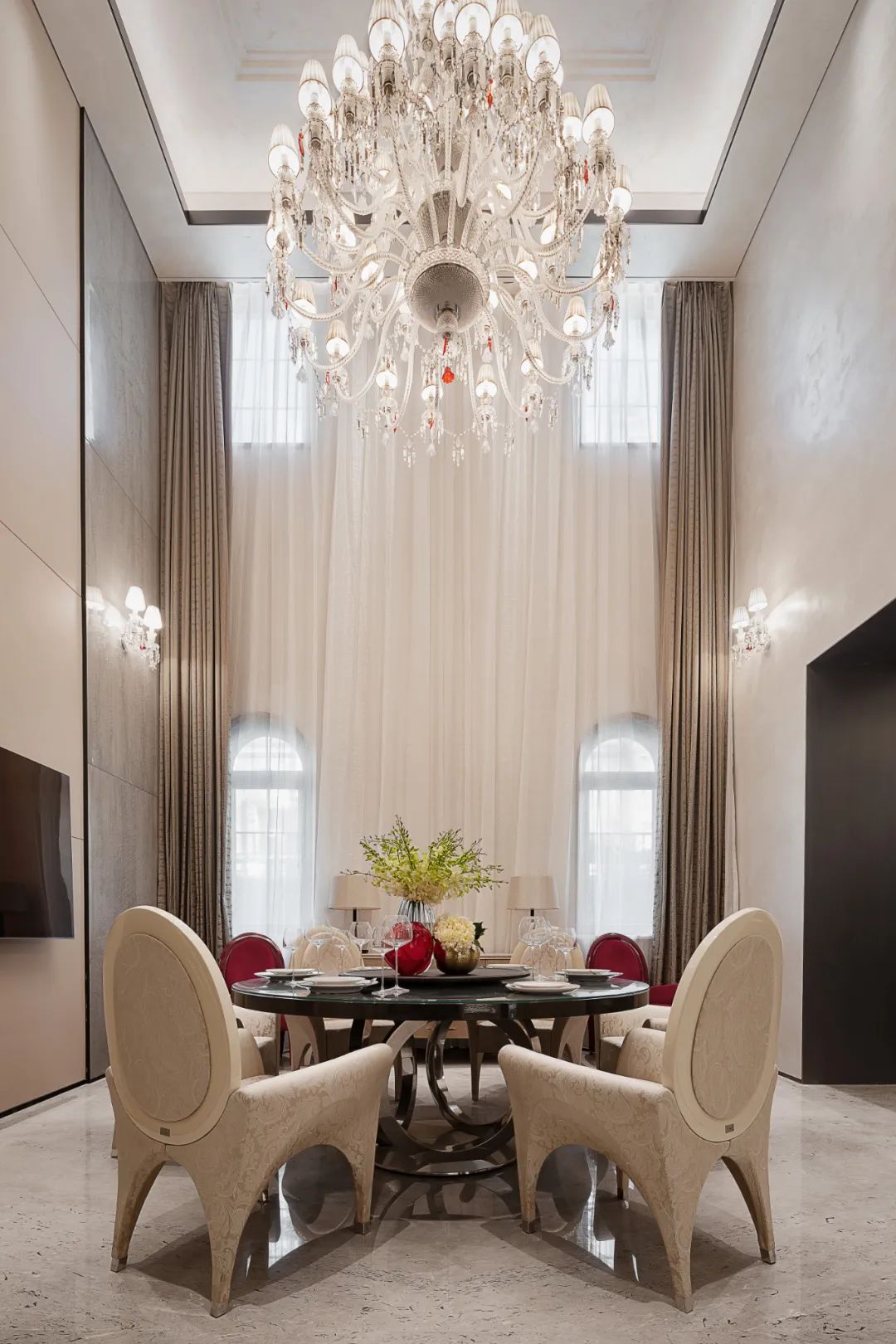 简欧风格家装设计别墅装修效果图-餐厅 简欧风格家装设计别墅装修效果图-餐厅