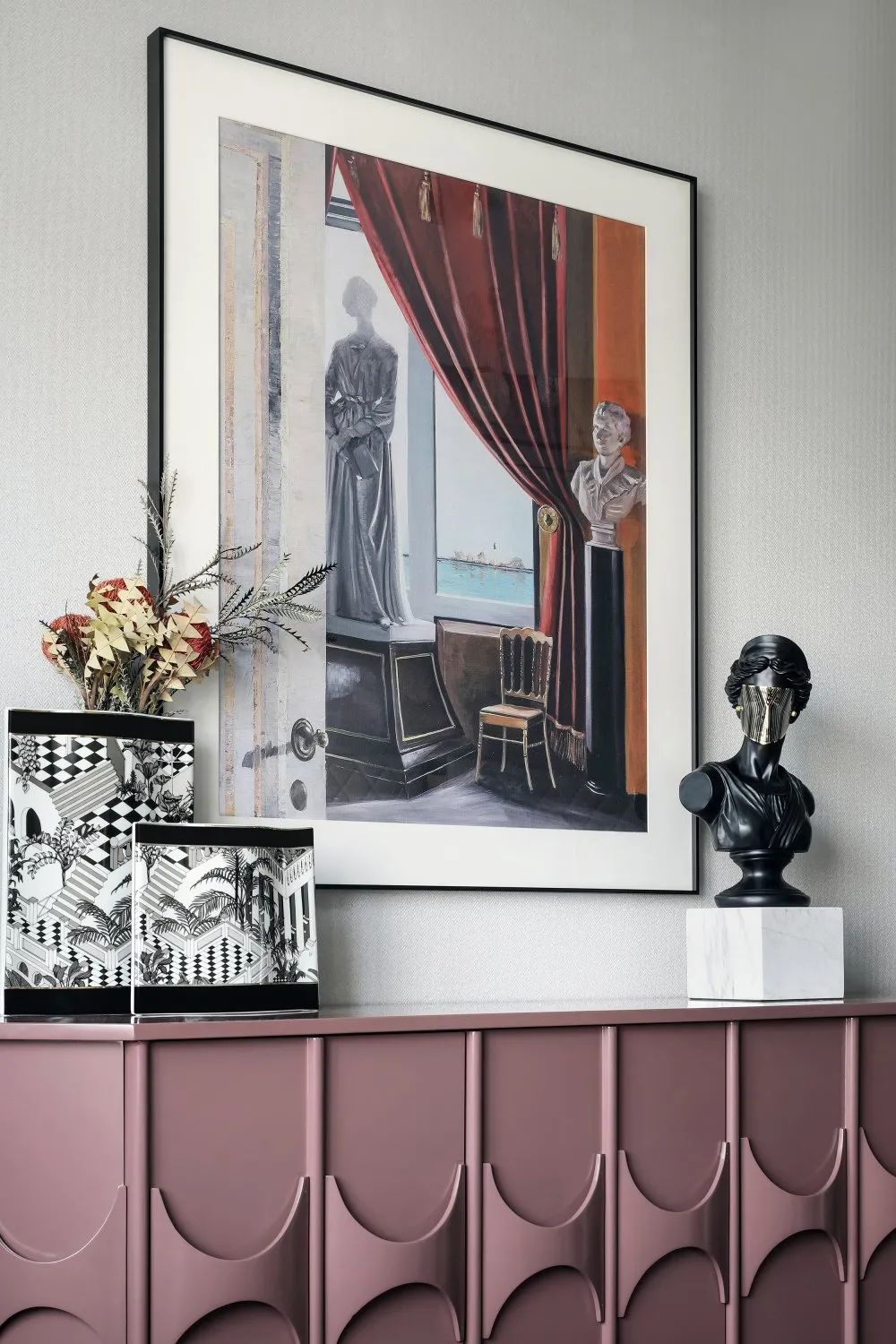 现代欧式风格室内设计家装案例-边柜装饰 现代欧式风格室内设计家装案例-边柜装饰