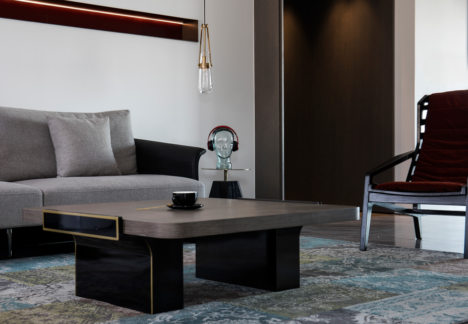 现代风格室内家装案例效果图-客厅茶几 现代风格室内家装案例效果图-客厅茶几